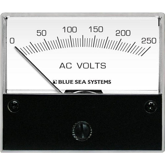 Blue Sea 9354 AC Analog Voltmeter 0-250 Volts AC [9354] - Twin Screws Marine Service