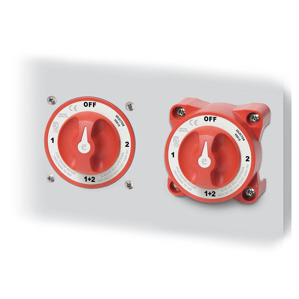 Blue Sea 5511E e-Series Dual Circuit Plus Battery Switch [5511E] - Twin Screws Marine Service