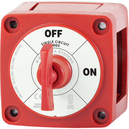 Blue Sea 6005 m-Series (Mini) Battery Switch Single Circuit ON/OFF [6005] - Twin Screws Marine Service