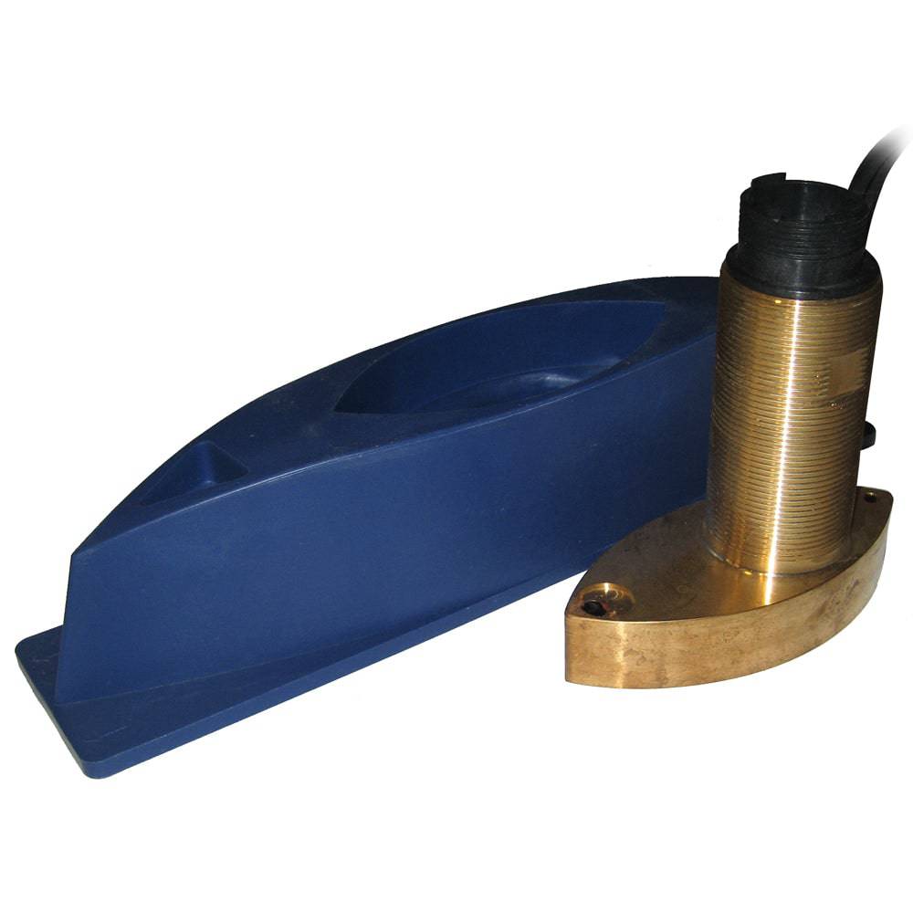 SI-TEX 496/50/200ST Bronze Thru-Hull Triducer w/Fairing Block f/ES502 [496/50/200ST-ES] - Twin Screws Marine Service