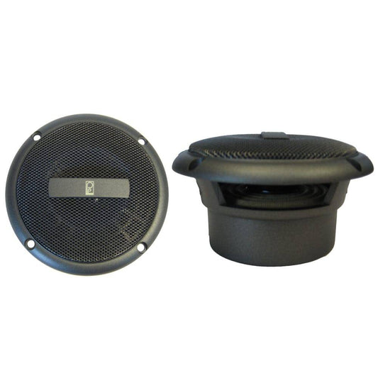 Poly-Planar MA-3013 3" 60 Watt Round Component Speakers - Gray [MA3013G] - Twin Screws Marine Service