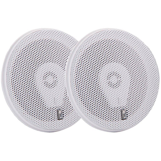 Poly-Planar MA-8506 6" 200 Watt Titanium Series Speakers - White [MA8506W] - Twin Screws Marine Service