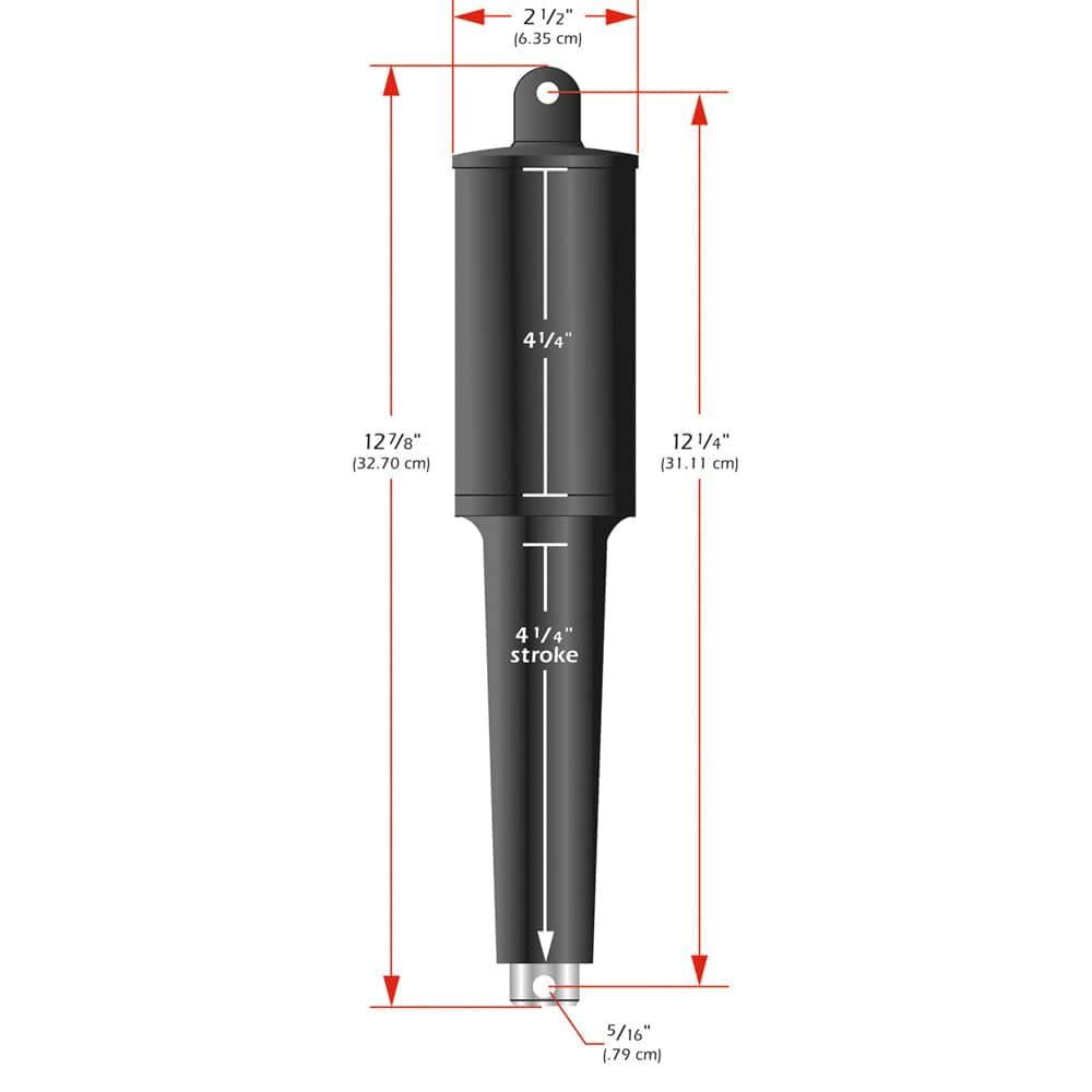 Lenco 102XD Extreme Duty Actuator - 12V - 4-1/4" Stroke [15060-001] - Twin Screws Marine Service