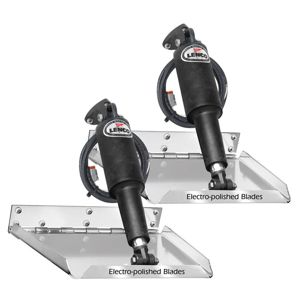 Lenco 18" x 14" Standard Performance Trim Tab Kit w/o       Switch Kit 12V [15040-101] - Twin Screws Marine Service