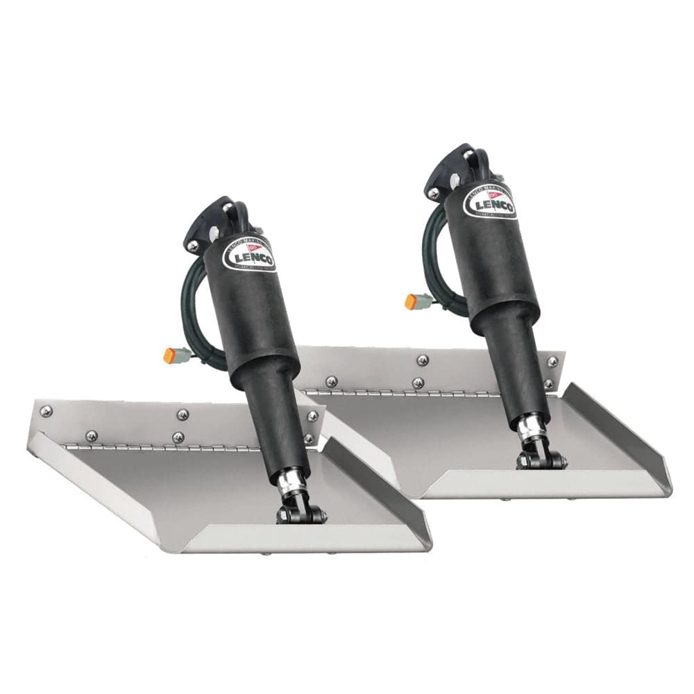 Lenco 9" x 9" Edge Mount Trim Tab Kit without Switch Kit 12V [15013-101] - Twin Screws Marine Service