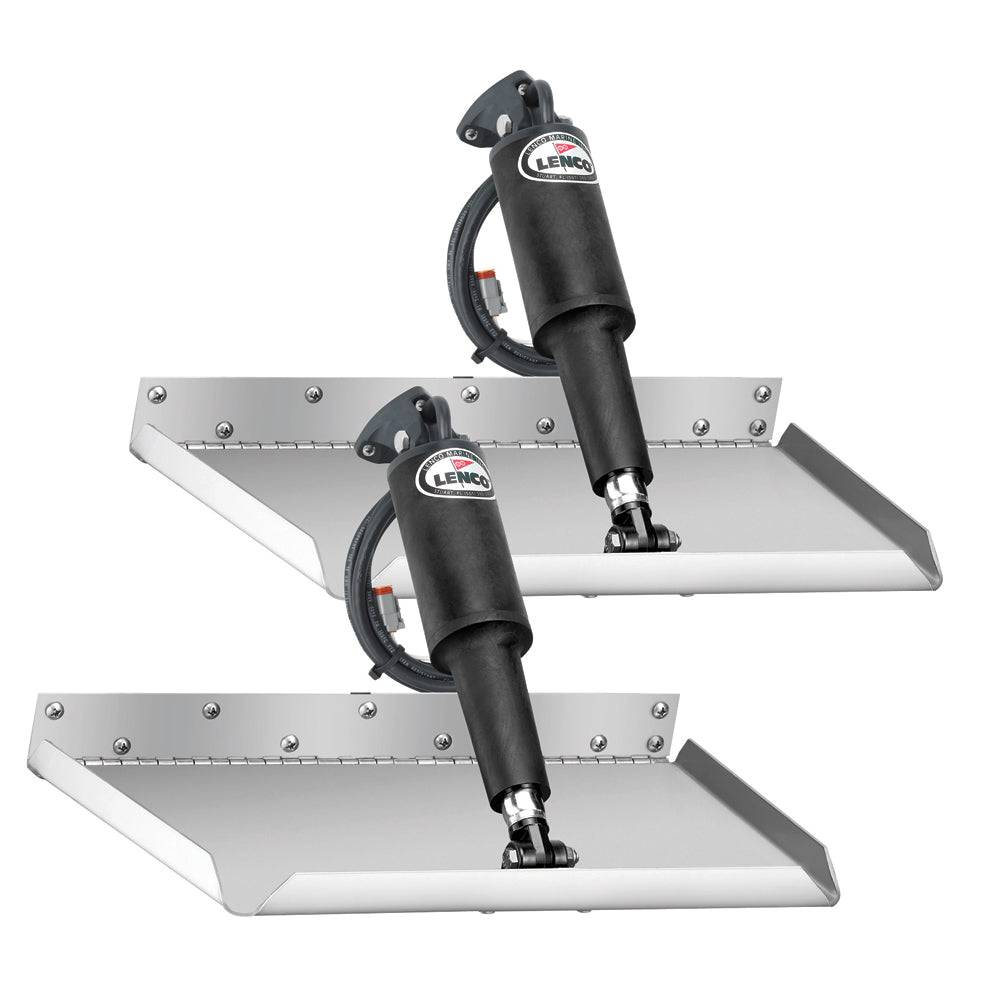 Lenco 12" x 18" Edge Mount Trim Tab Kit w/o Switch Kit 12V [15017-101] - Twin Screws Marine Service