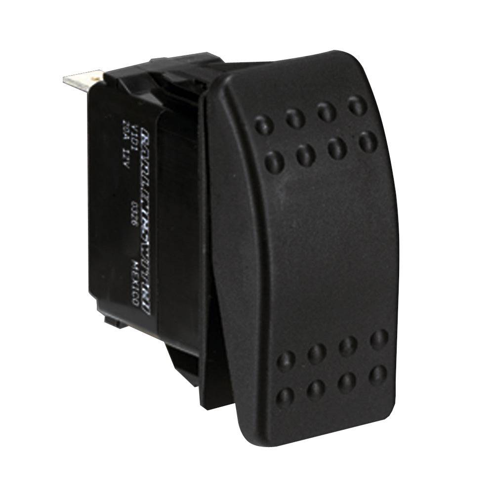 Paneltronics Switch SPST Black On/On Rocker [004-246] - Twin Screws Marine Service