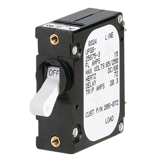 Paneltronics 'A' Frame Magnetic Circuit Breaker - 5 Amps - Single Pole [206-070S] - Twin Screws Marine Service