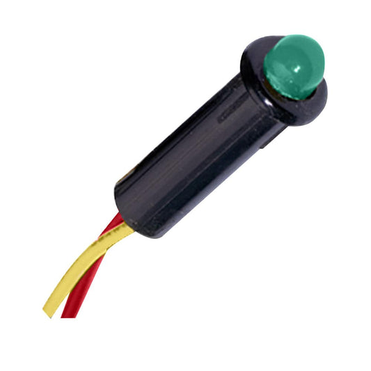 Paneltronics LED Indicator Light - Green - 120 VAC - 1/4" [048-016] - Twin Screws Marine Service