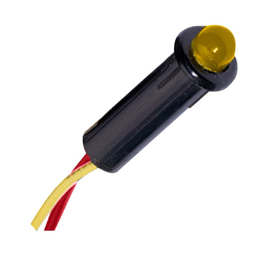 Paneltronics LED Indicator Light - Amber - 120 VAC - 1/4" [048-017] - Twin Screws Marine Service