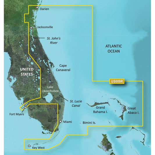 Garmin BlueChart g3 Vision HD - VUS009R - Jacksonville - Key West - microSD/SD [010-C0710-00] - Twin Screws Marine Service