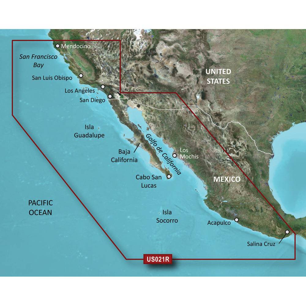 Garmin BlueChart g3 Vision HD - VUS021R - California-Mexico - microSD/SD [010-C0722-00] - Twin Screws Marine Service