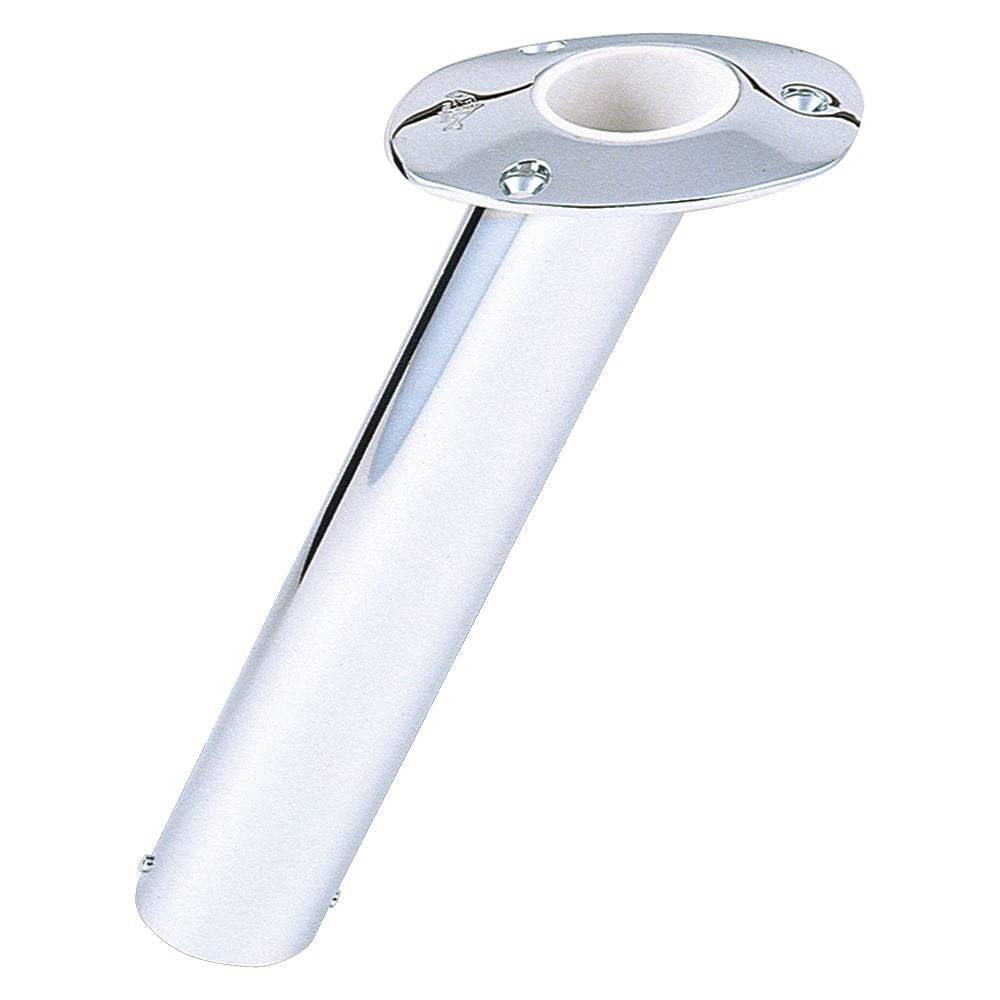 Lee's 30 Degree Stainless Steel Flush Mount Rod Holder - 2.25" O.D. [RH530SS] - Twin Screws Marine Service