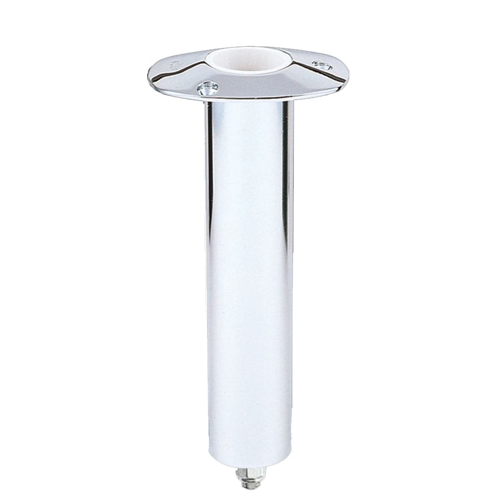 Lee's 0 Degree Stainless Steel Swivel Base Flush Mount Rod Holder - Medium - 2" OD X 6.5" Tube f/ Small Bent Butts [RH5167V] - Twin Screws Marine Service