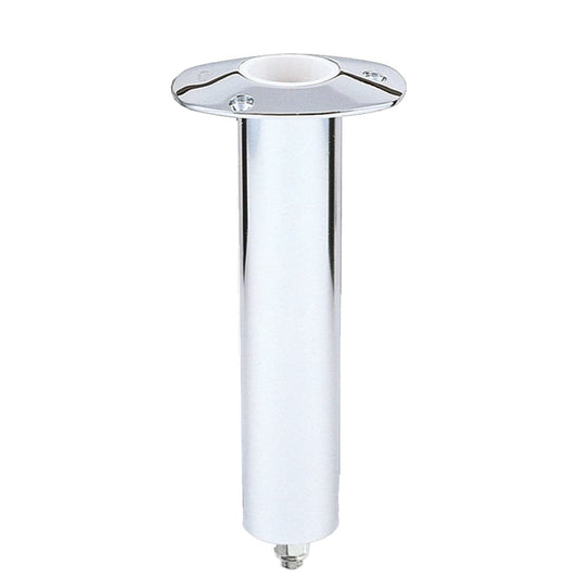 Lee's 0 Degree Stainless Steel Swivel Base Flush Mount Rod Holder - Medium - 2" OD X 6.5" Tube f/ Small Bent Butts [RH5167V] - Twin Screws Marine Service