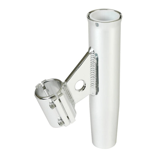 Lee's Clamp-On Rod Holder - Silver Aluminum - Vertical Mount - Fits 1.660" O.D. Pipe [RA5003SL] - Twin Screws Marine Service