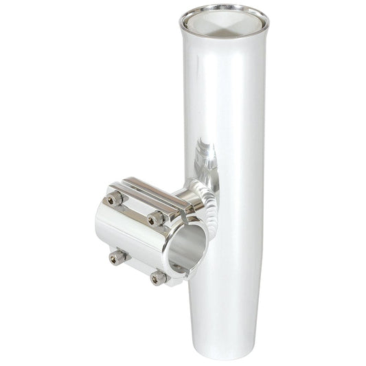 Lee's Clamp-On Rod Holder - Silver Aluminum - Horizontal Mount - Fits 1.660" O.D. Pipe [RA5203SL] - Twin Screws Marine Service