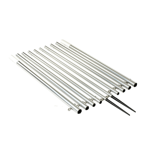 Lee's 19' Extra Strong Bright Silver Outrigger Poles 2" OD [AP3519XS] - Twin Screws Marine Service