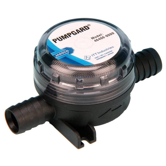 Jabsco Pumpgard In-Line Strainer 3/4" Barb (Low Profile) [46400-0000] - Twin Screws Marine Service