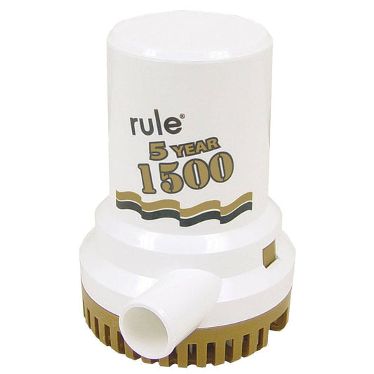 Rule 1500 G.P.H. "Gold Series" Bilge Pump [04] - Twin Screws Marine Service