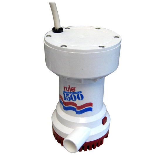 Rule 1500 G.P.H. Automatic Bilge Pump [51S] - Twin Screws Marine Service
