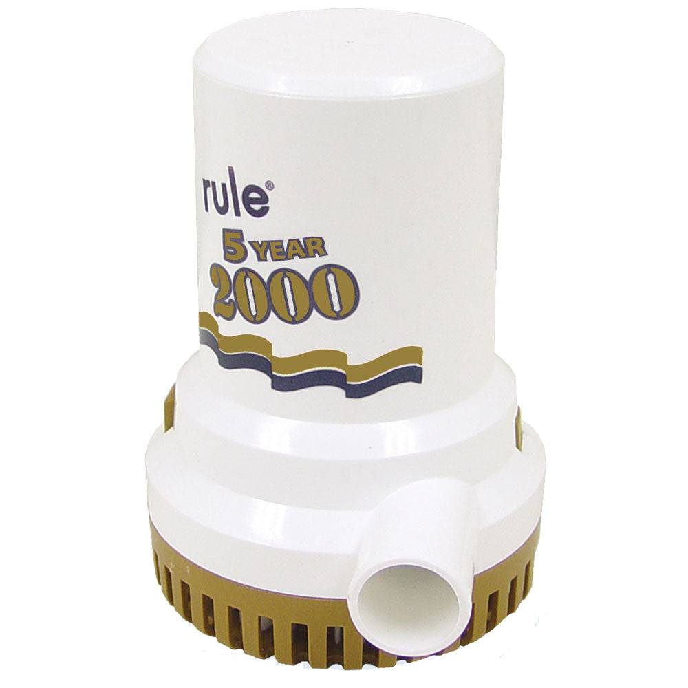 Rule 2000 G.P.H. "Gold Series" Bilge Pump [09] - Twin Screws Marine Service