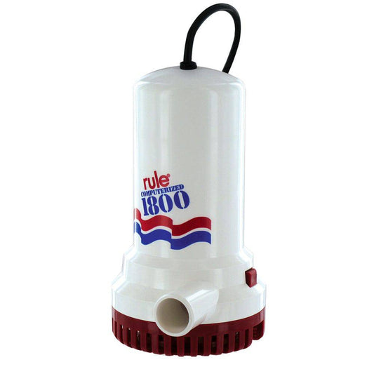 Rule 1800GPH Sump/Utility Pump w/24' 110vac Cord [A53S-24] - Twin Screws Marine Service