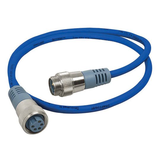 Maretron Mini Double Ended Cordset - Male to Female - 0.5M - Blue [NM-NB1-NF-00.5] - Twin Screws Marine Service