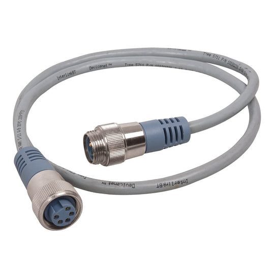 Maretron Mini Double Ended Cordset - Male to Female - 1M - Grey [NM-NG1-NF-01.0] - Twin Screws Marine Service