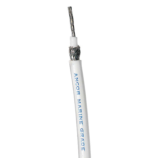 Ancor RG 8X White Tinned Coaxial Cable - 100 [151510] - Twin Screws Marine Service