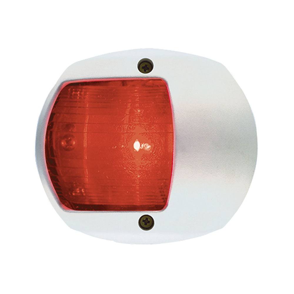 Perko LED Side Light - Red - 12V - White Plastic Housing [0170WP0DP3] - Twin Screws Marine Service