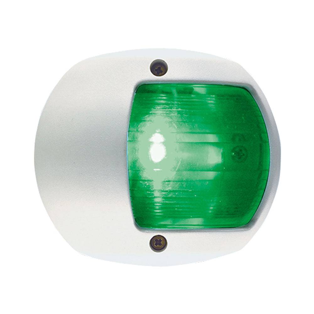 Perko LED Side Light - Green - 12V - White Plastic Housing [0170WSDDP3] - Twin Screws Marine Service