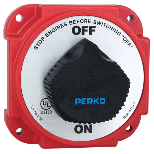 Perko 9703DP Heavy Duty Battery Disconnect Switch w/ Alternator Field Disconnect [9703DP] - Twin Screws Marine Service