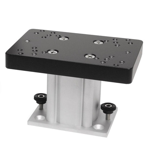 Cannon Aluminum Fixed Base Downrigger Pedestal - 4" [1904030] - Twin Screws Marine Service