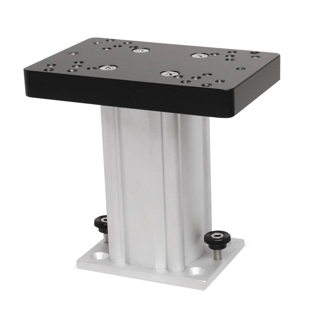 Cannon Aluminum Fixed Base Downrigger Pedestal - 6" [1904031] - Twin Screws Marine Service