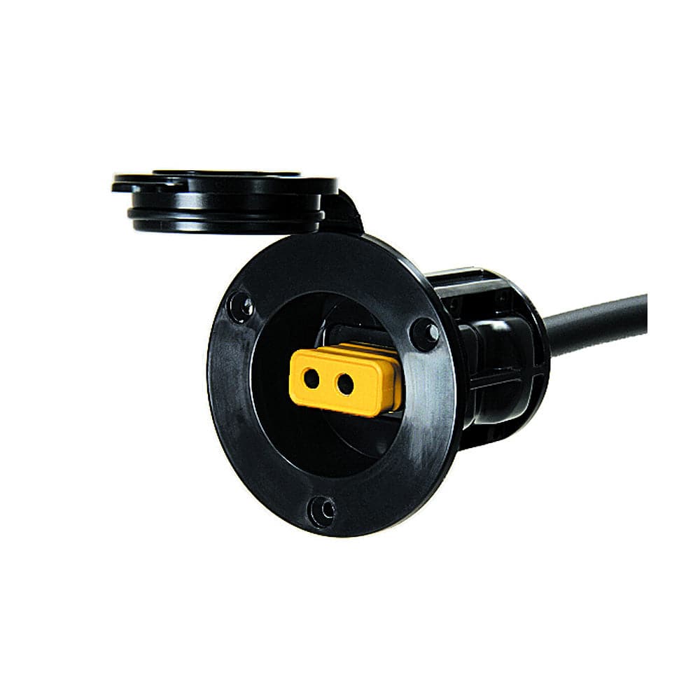 Cannon Flush Mount Power Port - Black [1903012] - Twin Screws Marine Service