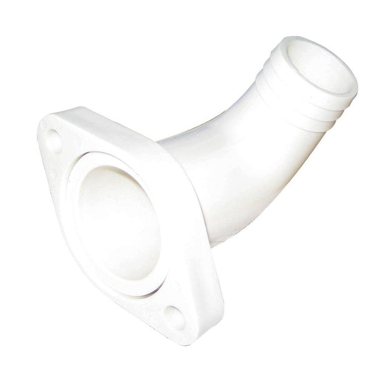 Raritan 90 Discharge Adapter w/Flange - Straight To 90 [1222AW] - Twin Screws Marine Service