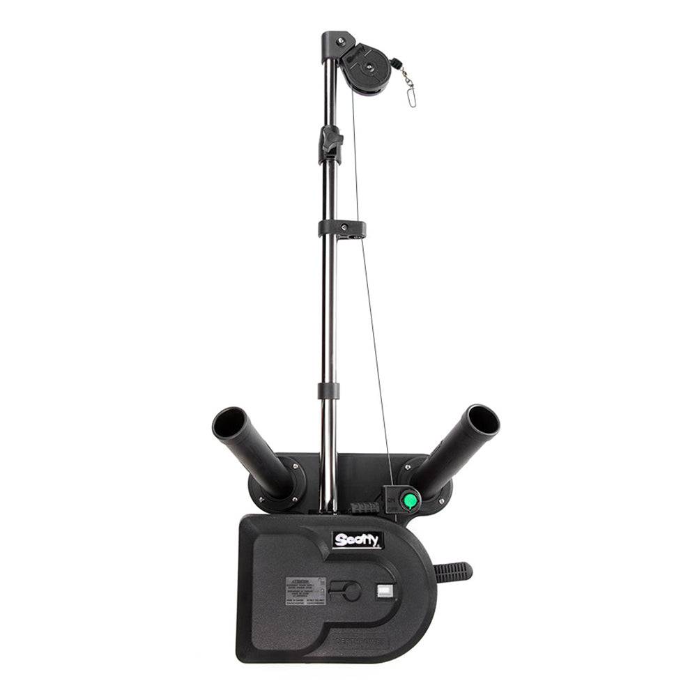 Scotty 1116 Propack 60" Telescoping Electric Downrigger w/ Dual Rod Holders and Swivel Base [1116] - Twin Screws Marine Service