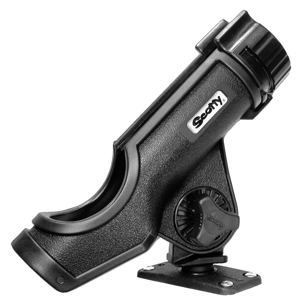 Scotty Powerlock Rod Holder Black w/244 Flush Deck Mount [231-BK] - Twin Screws Marine Service