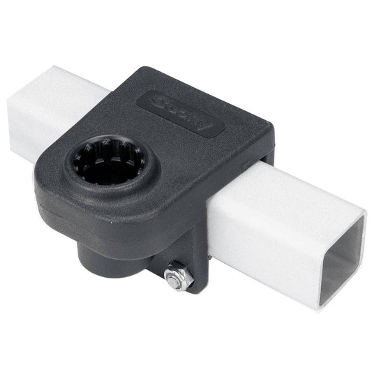 Scotty 1 1/4" Square Rail Mount [243-BK] - Twin Screws Marine Service