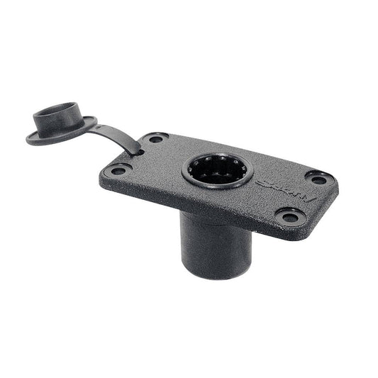 Scotty 244 Flush Deck Mount w/Rain Cap [244-BK] - Twin Screws Marine Service