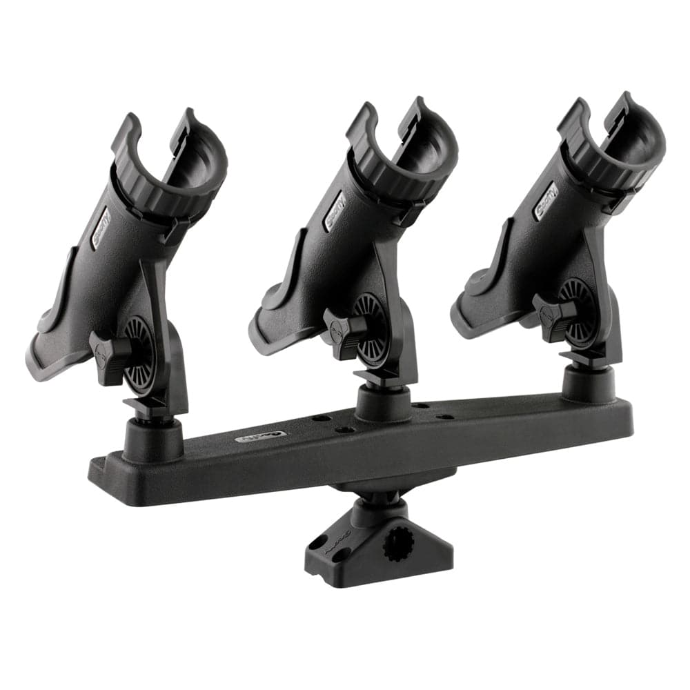 Scotty Triple Rod Holder w/3 230 Power Lock Rod Holders [256] - Twin Screws Marine Service