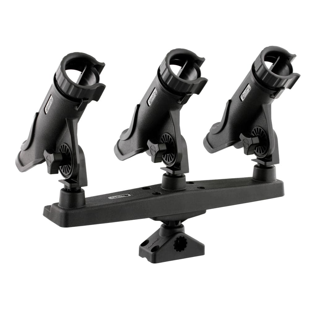 Scotty Triple Rod Holder w/3 230 Power Lock Rod Holders [256] - Twin Screws Marine Service