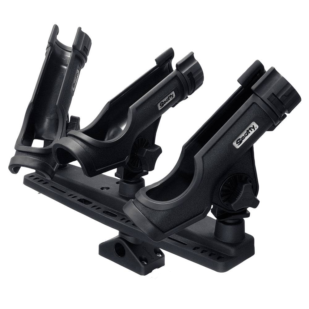 Scotty Triple Rod Holder w/3 230 Power Lock Rod Holders [256] - Twin Screws Marine Service