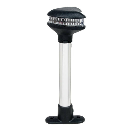 Perko Stealth Series - Fixed Mount All-Round LED Light - 7-1/8" Height [1608DP0BLK] - Twin Screws Marine Service