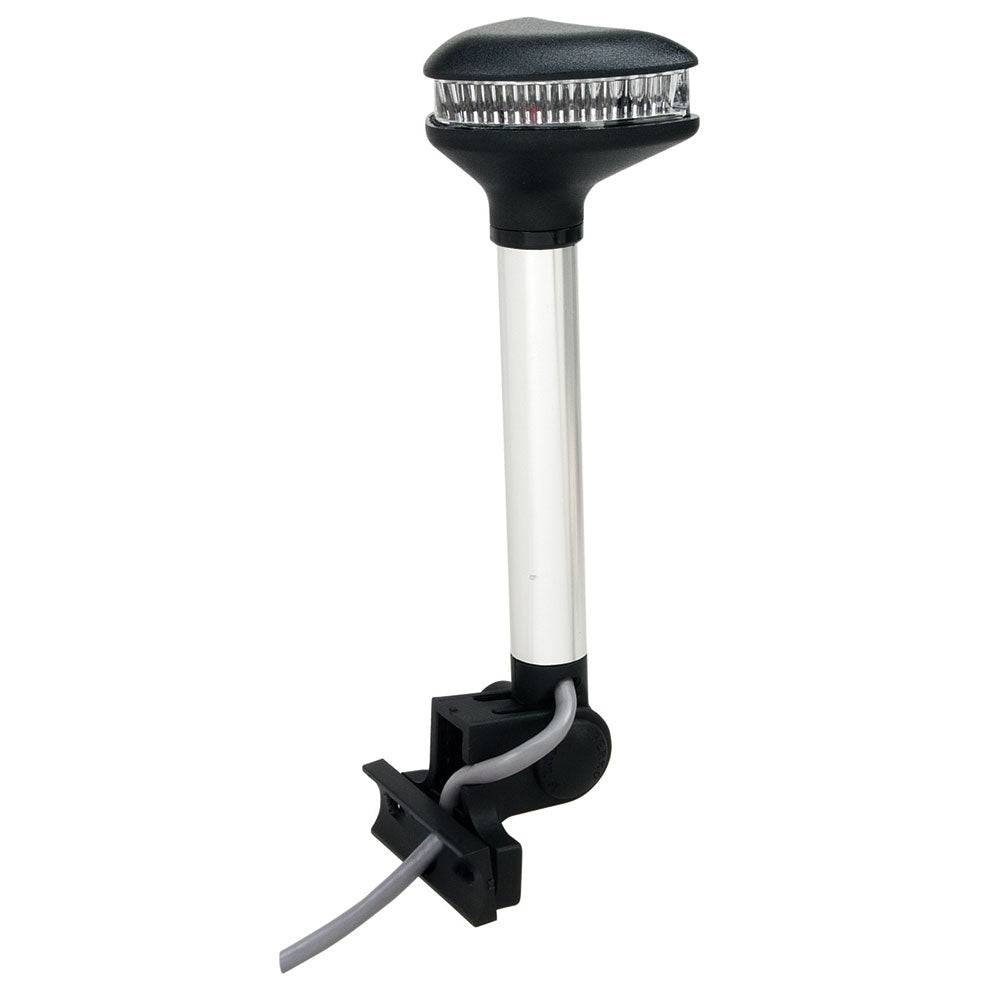 Perko Stealth Series - Tower/Arch Mount Folding LED All-Round Light [1609DP0CHR] - Twin Screws Marine Service