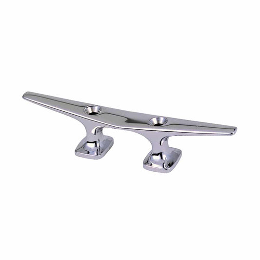 Perko 6.5" Open Base Cleat - Chrome Plated Zinc [1252DP0CHR] - Twin Screws Marine Service