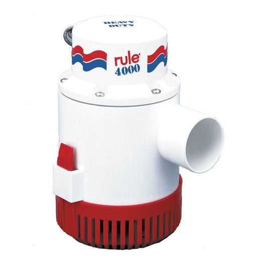 Rule 4000 Non-Automatic Bilge Pump - 12V [56D] - Twin Screws Marine Service