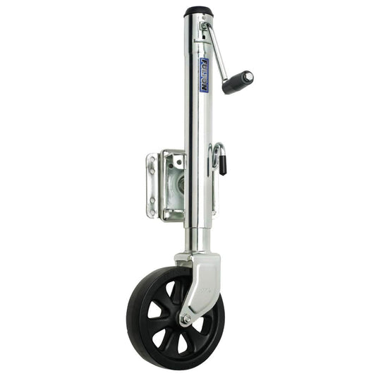 Fulton Single Wheel 1,500 lbs. Bolt-Thru Swivel Jack [XP15 0101] - Twin Screws Marine Service