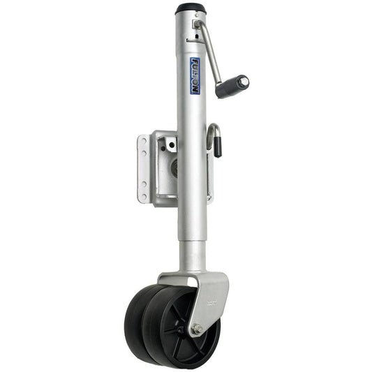 Fulton Dual Wheel 1,500 lbs. Bolt-Thru Swivel Jack [XPD15L0101] - Twin Screws Marine Service